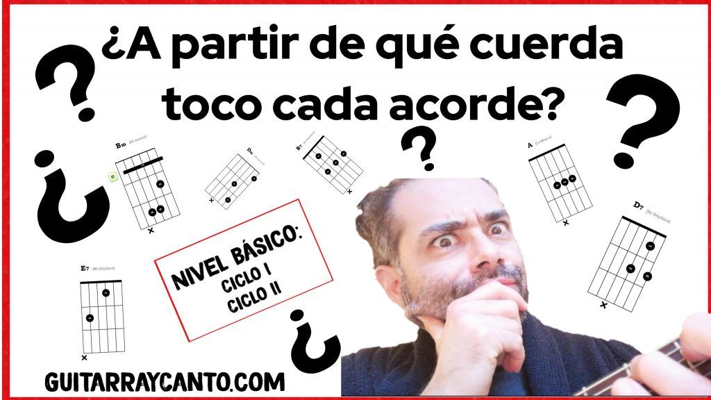 desde que cuerda guitarra