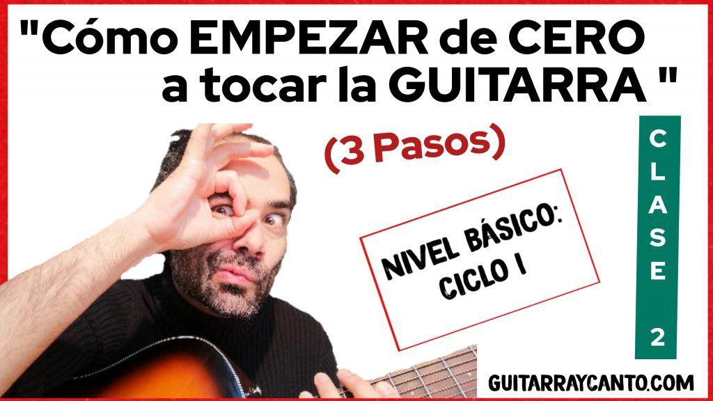 guitarra principiantes cero