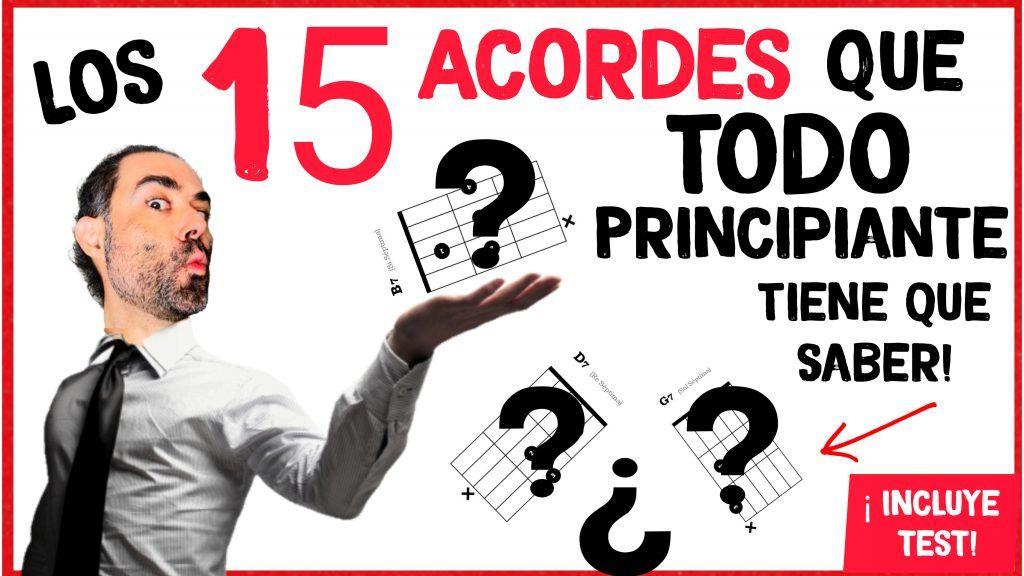 acordes de guitarra para principiantes