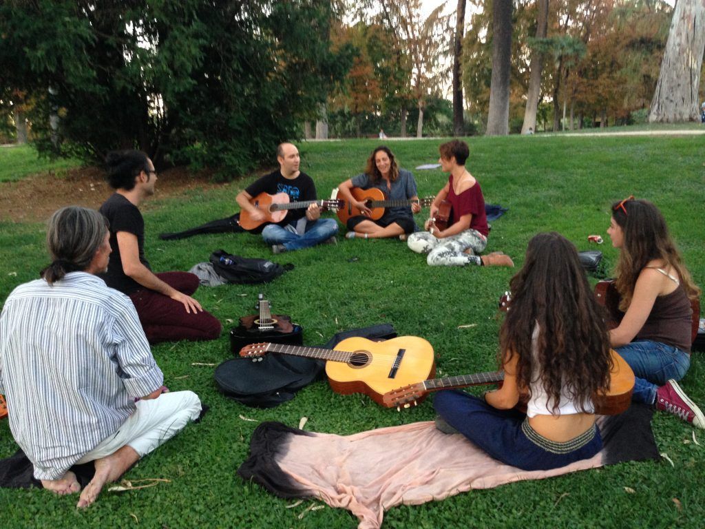 parque retiro guitarra
