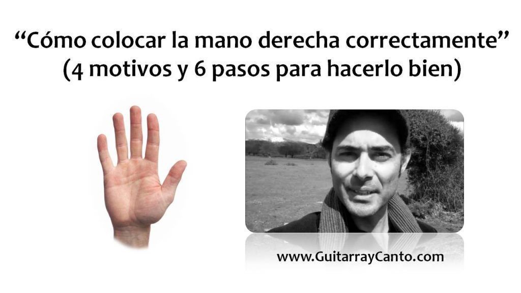 Como colocar mano derecha guitarra