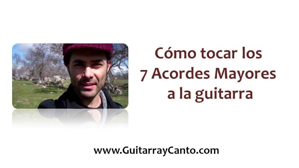 Acordes Mayores Guitarra