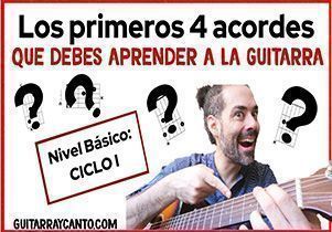 Cómo tocar canciones con 4 acordes a la guitarra