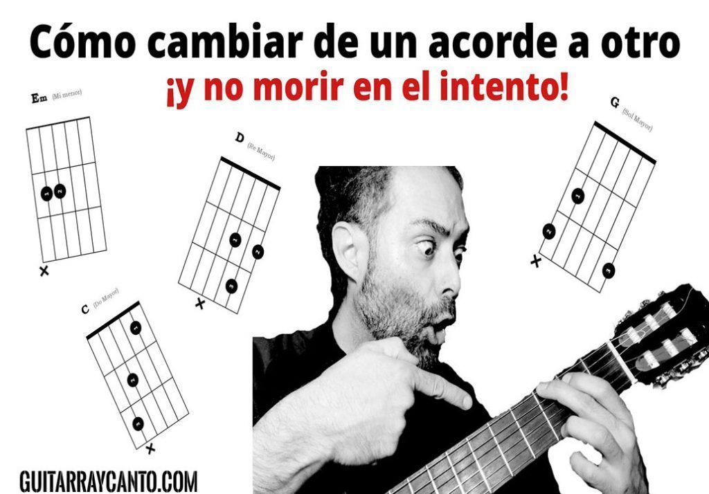 como cambiar acordes rapido guitarra