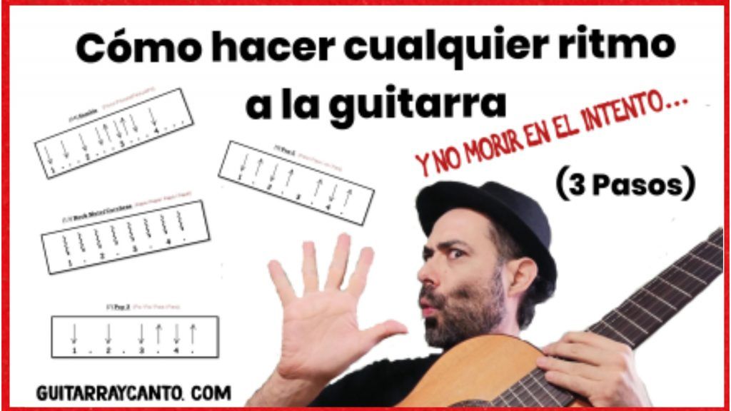 hacer ritmo guitarra