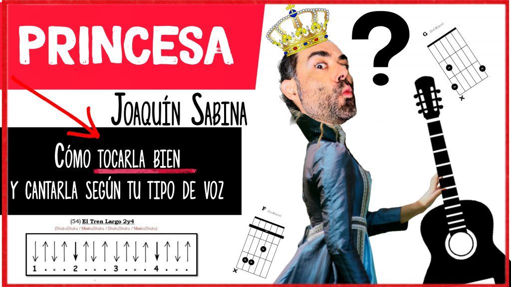 acordes de princesa joaquin sabina