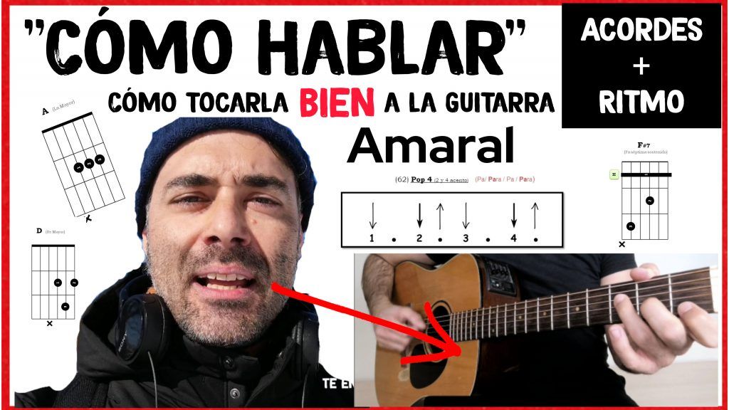 acordes como hablar amaral